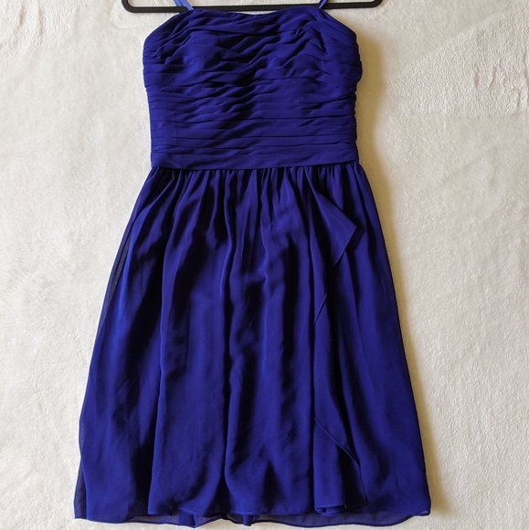 Ralph Lauren sweetheart ruched dress size 4 - Picture 2 of 6